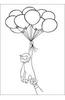 Curious George kleurplaat 11